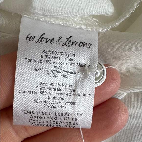 For Love And Lemons Lupita Mini Dress Size S - Picture 14 of 14